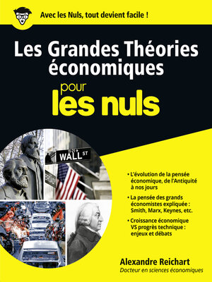 cover image of Les Grandes Théories économiques pour les Nuls, grand format